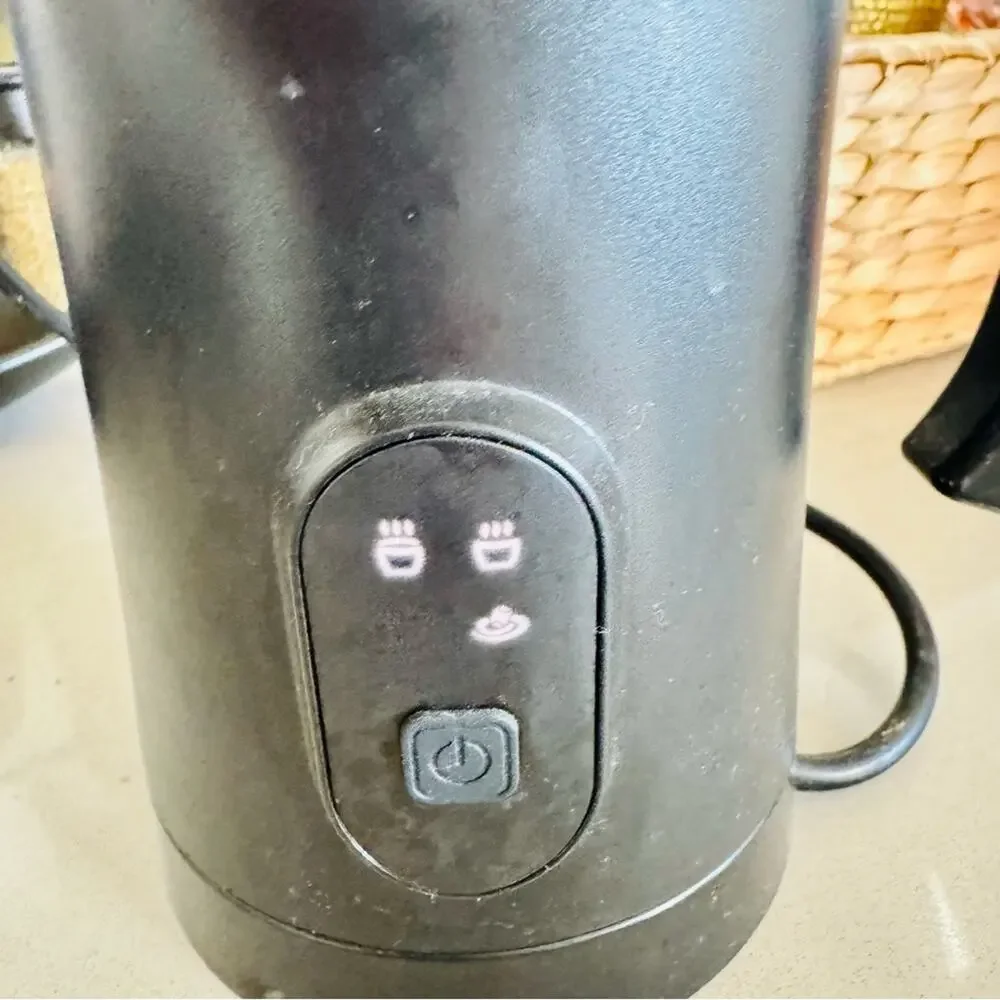 TARGET Matte Black Stainless Steel Coffee Tea Cocoa Milk Frother Electric Warmer